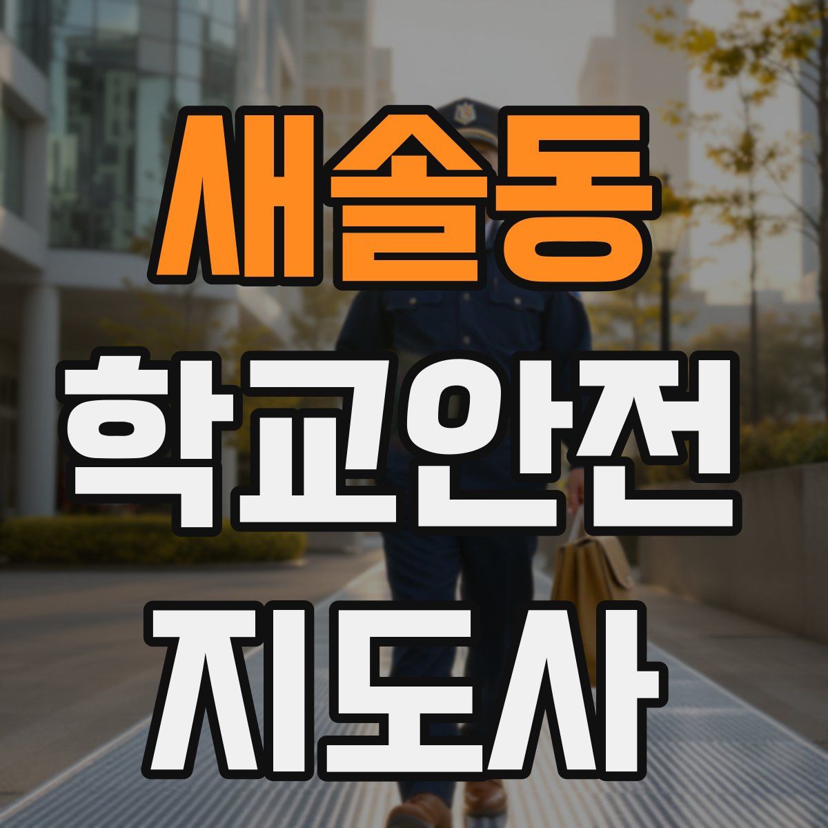 새솔동 학교안전지도사 자격증