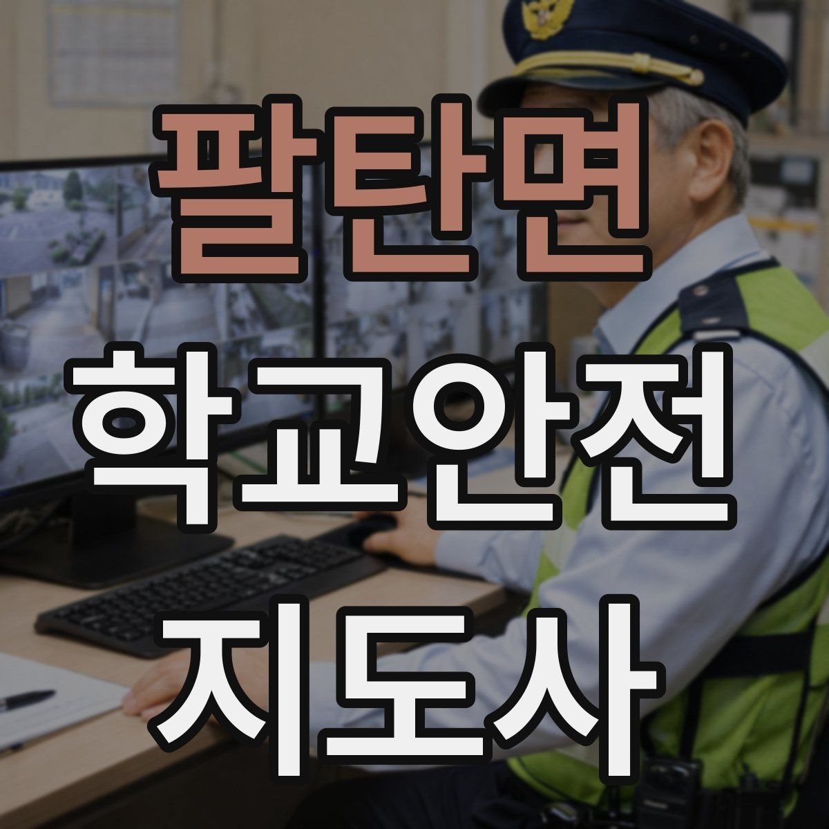 팔탄면 학교안전지도사 자격증 안전조끼 표지판 사용이 필요한 이유