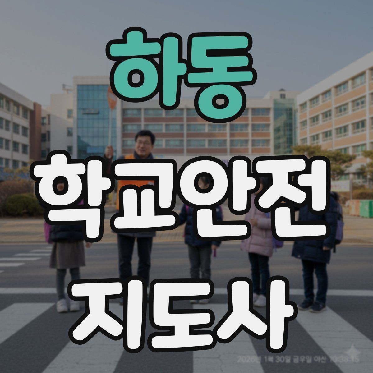 하동 학교안전지도사 자격증 하굣길 혼잡 시간대 안전 관리 팁