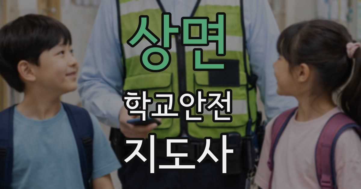 상면 학교안전지도사 자격증