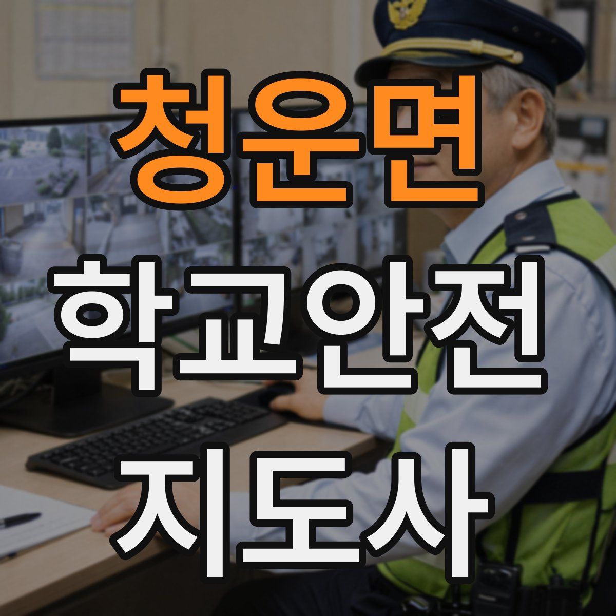 청운면 학교안전지도사 자격증