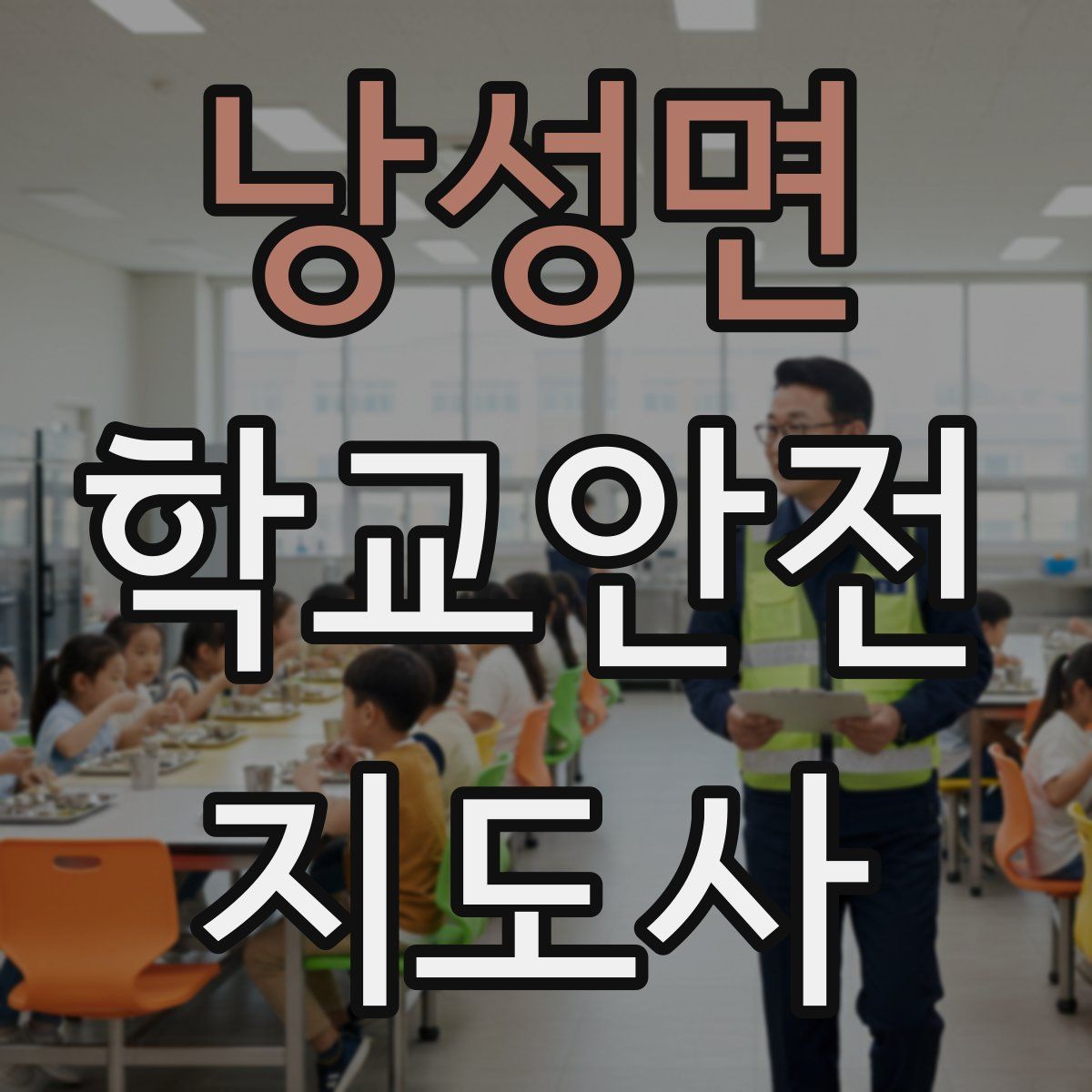 낭성면 학교안전지도사 자격증