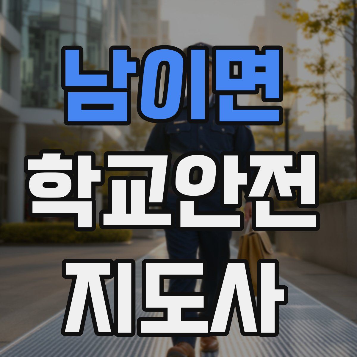 남이면 학교안전지도사 자격증