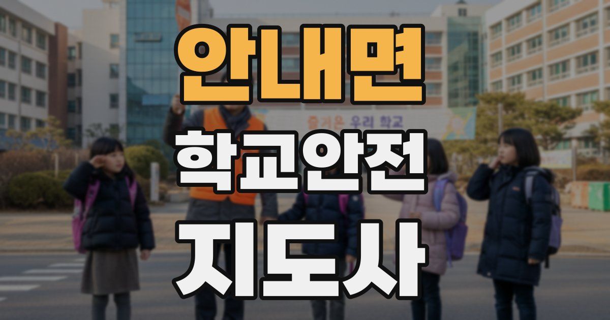 안내면 학교안전지도사 자격증