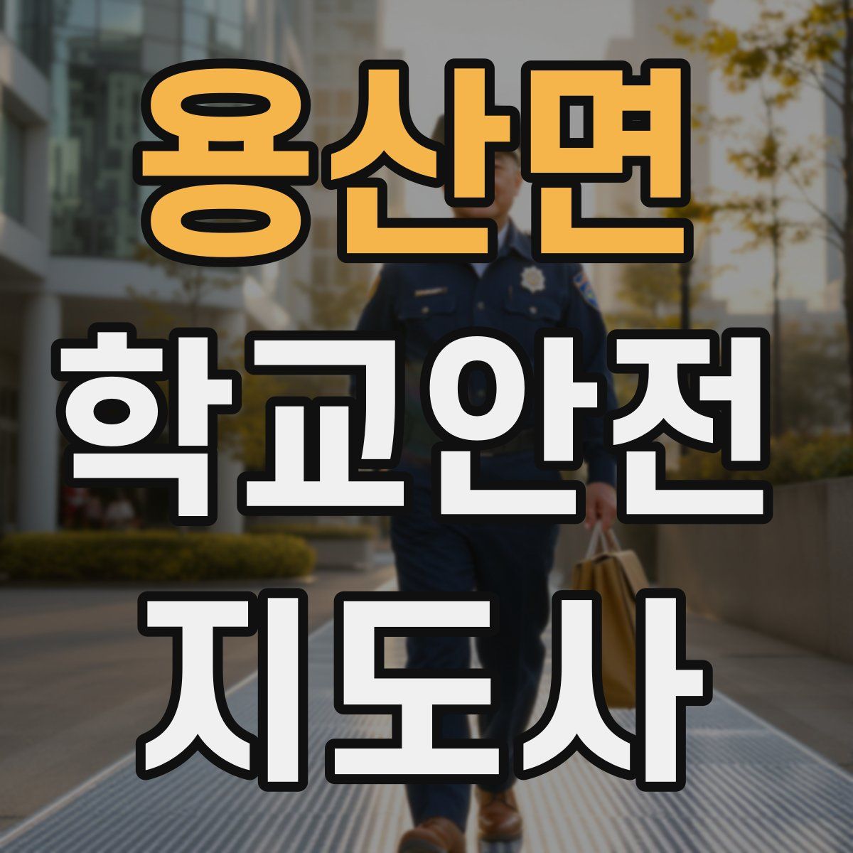 용산면 학교안전지도사 자격증