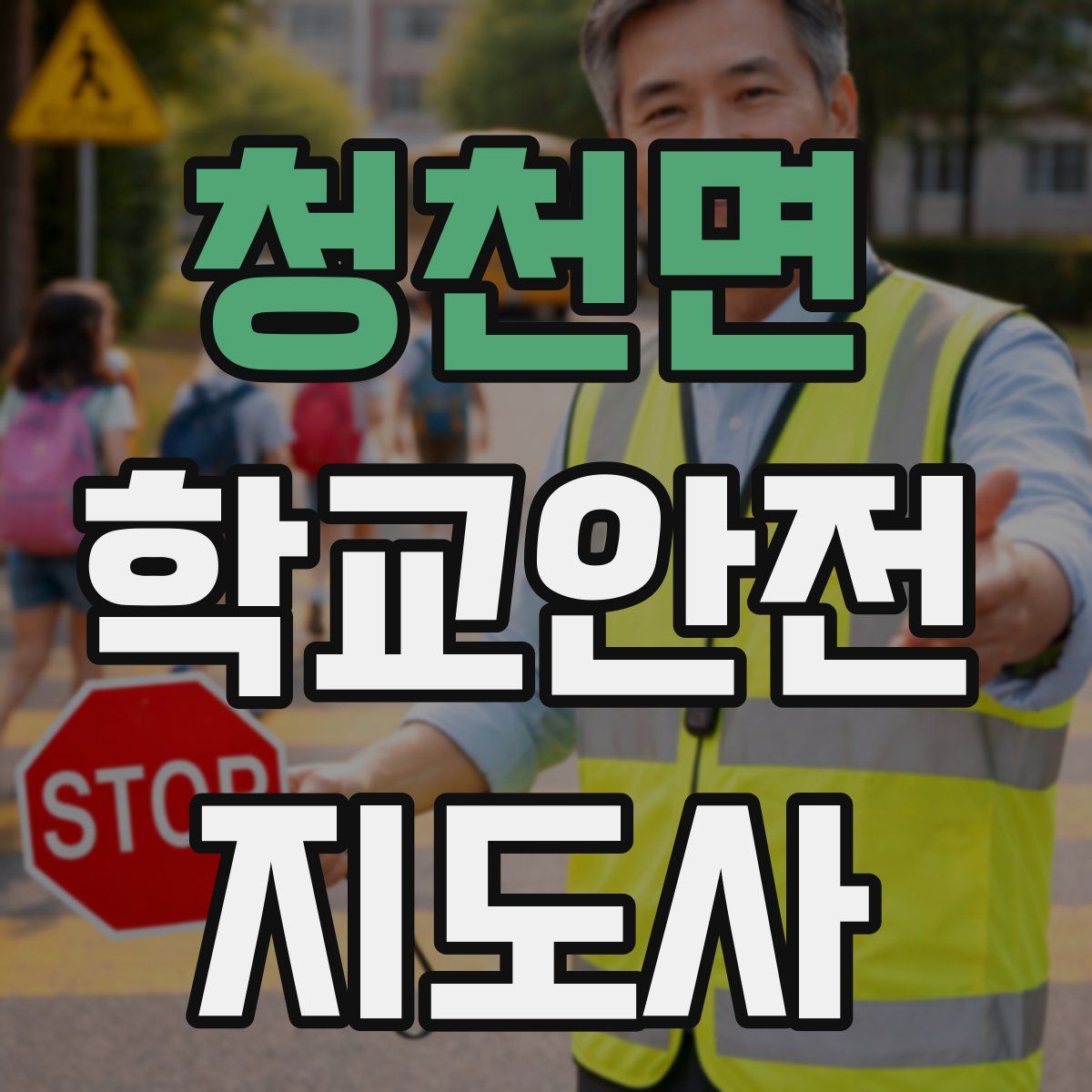 청천면 학교안전지도사 자격증