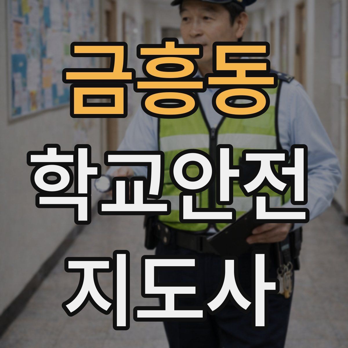 금흥동 학교안전지도사 자격증 재난안전 교육에서 중요한 포인트