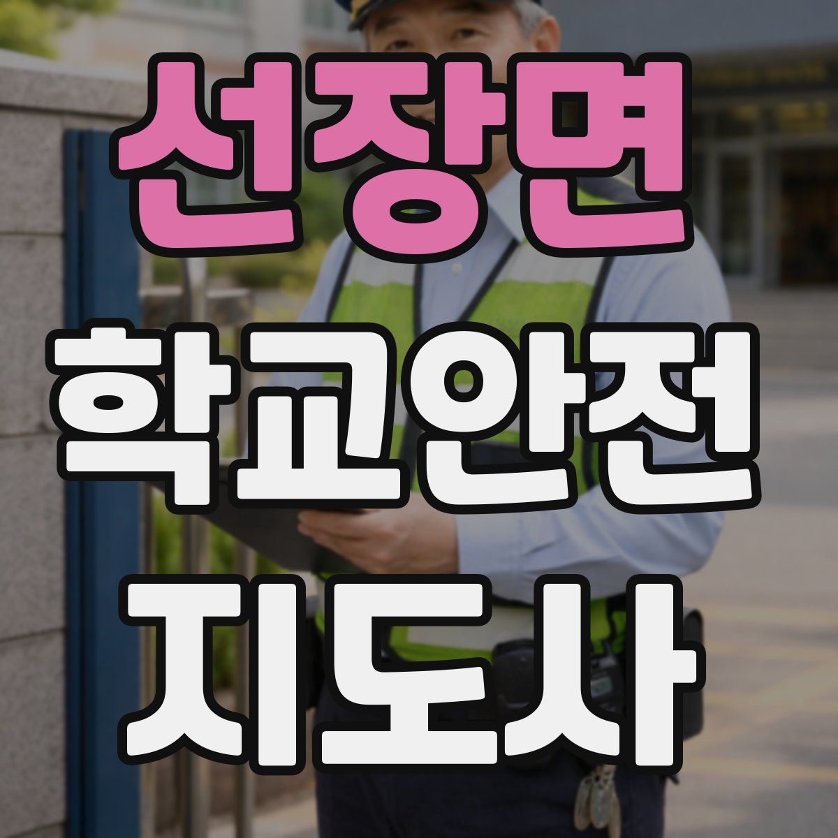 선장면 학교안전지도사 자격증