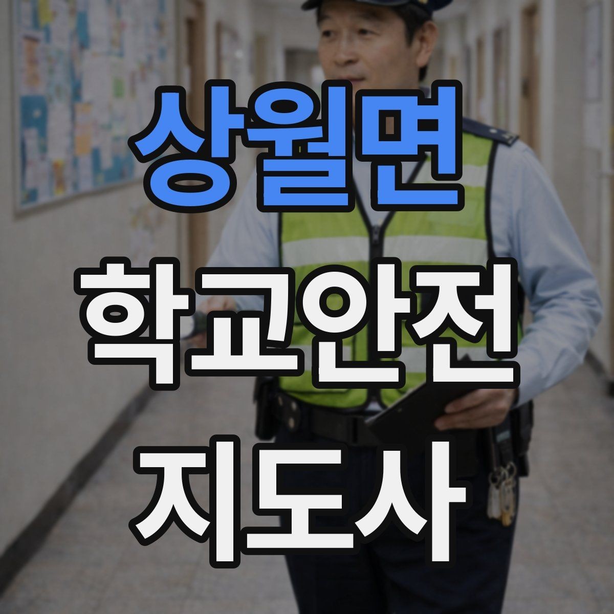 상월면 학교안전지도사 자격증 출입 통제와 안내 동선을 정리하는 방법