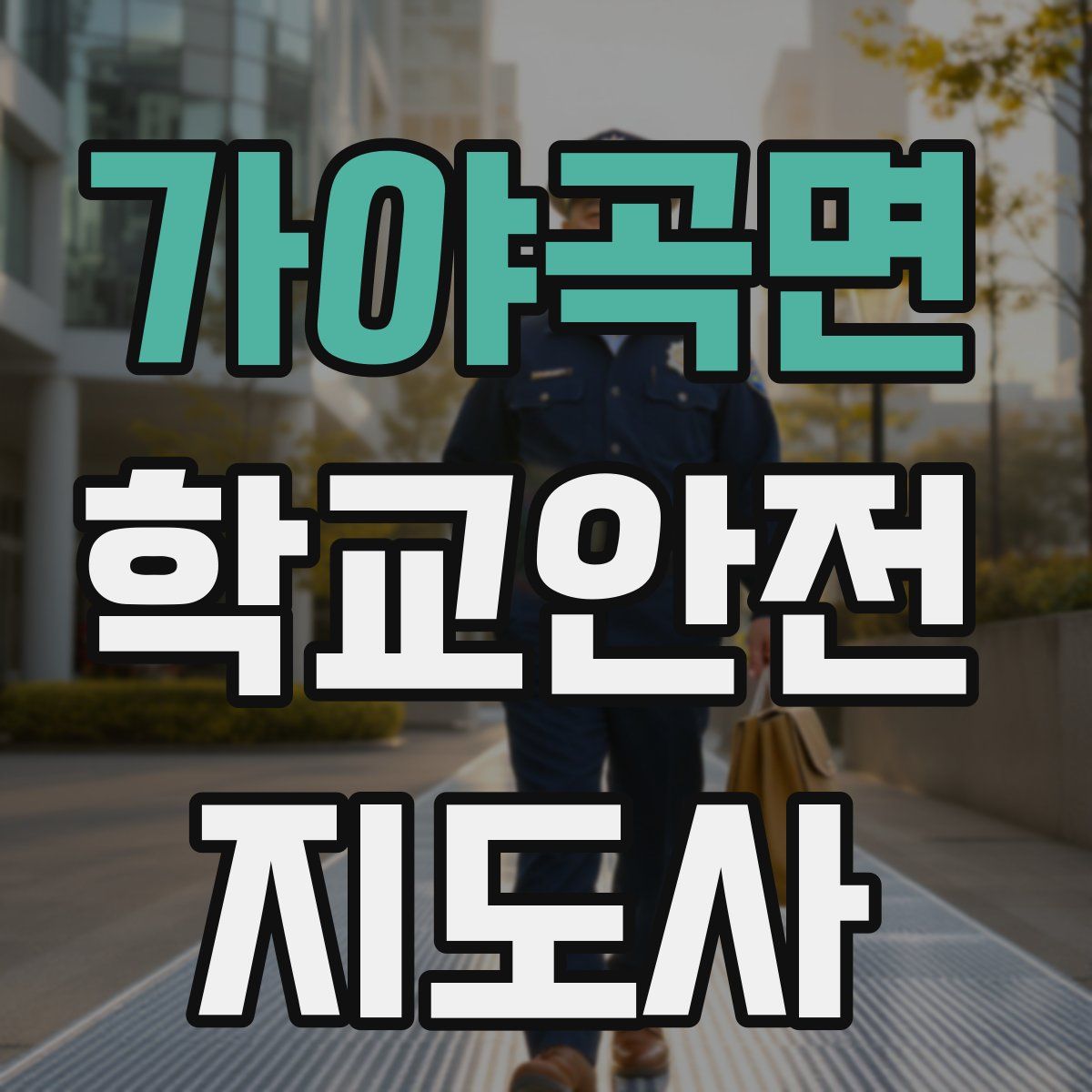 가야곡면 학교안전지도사 자격증