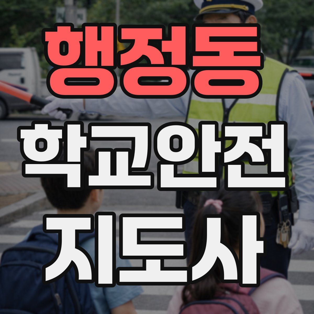 행정동 학교안전지도사 자격증