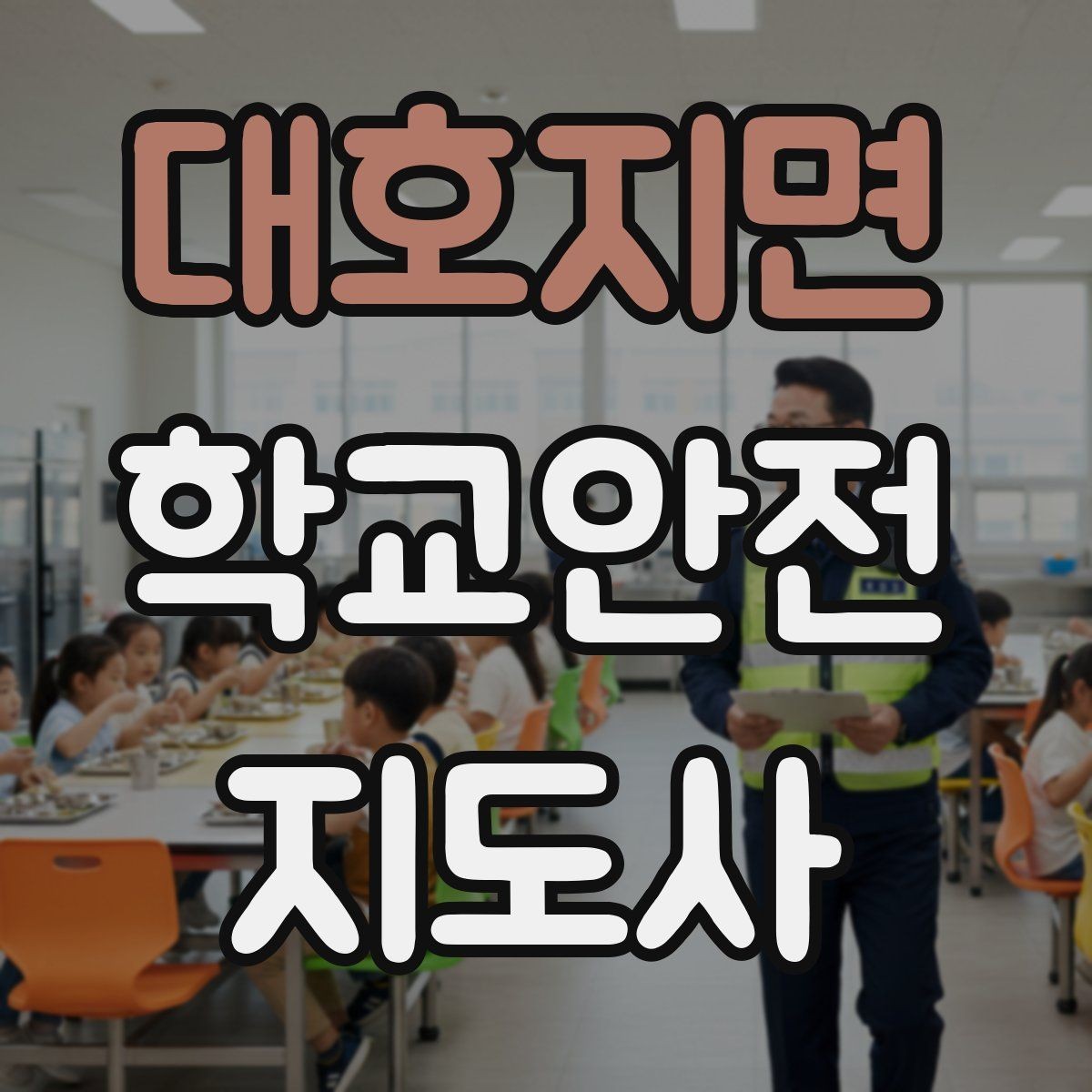 대호지면 학교안전지도사 자격증 길 잃은 학생을 만났을 때 대응 순서