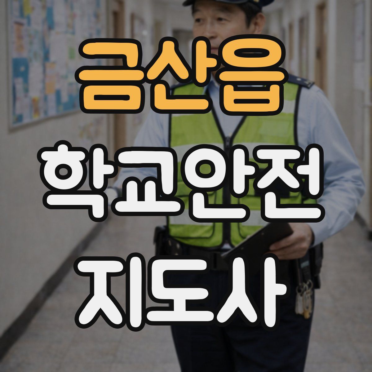 금산읍 학교안전지도사 자격증