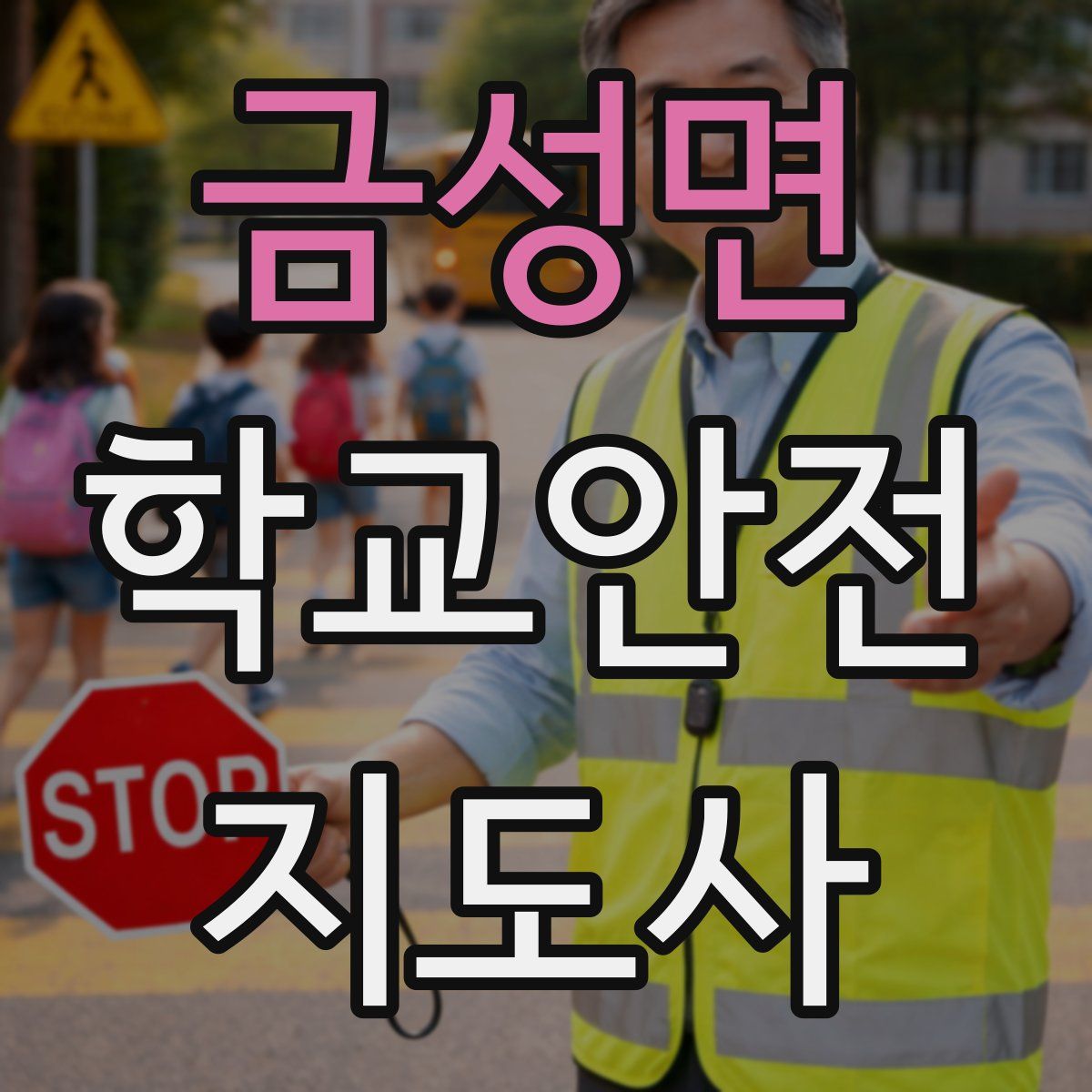 금성면 학교안전지도사 자격증