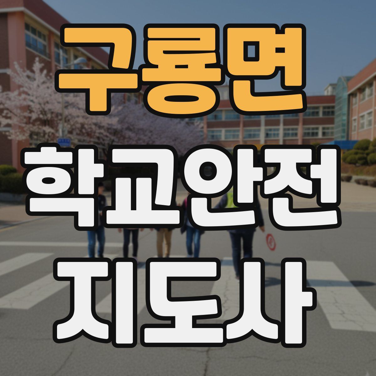 구룡면 학교안전지도사 자격증