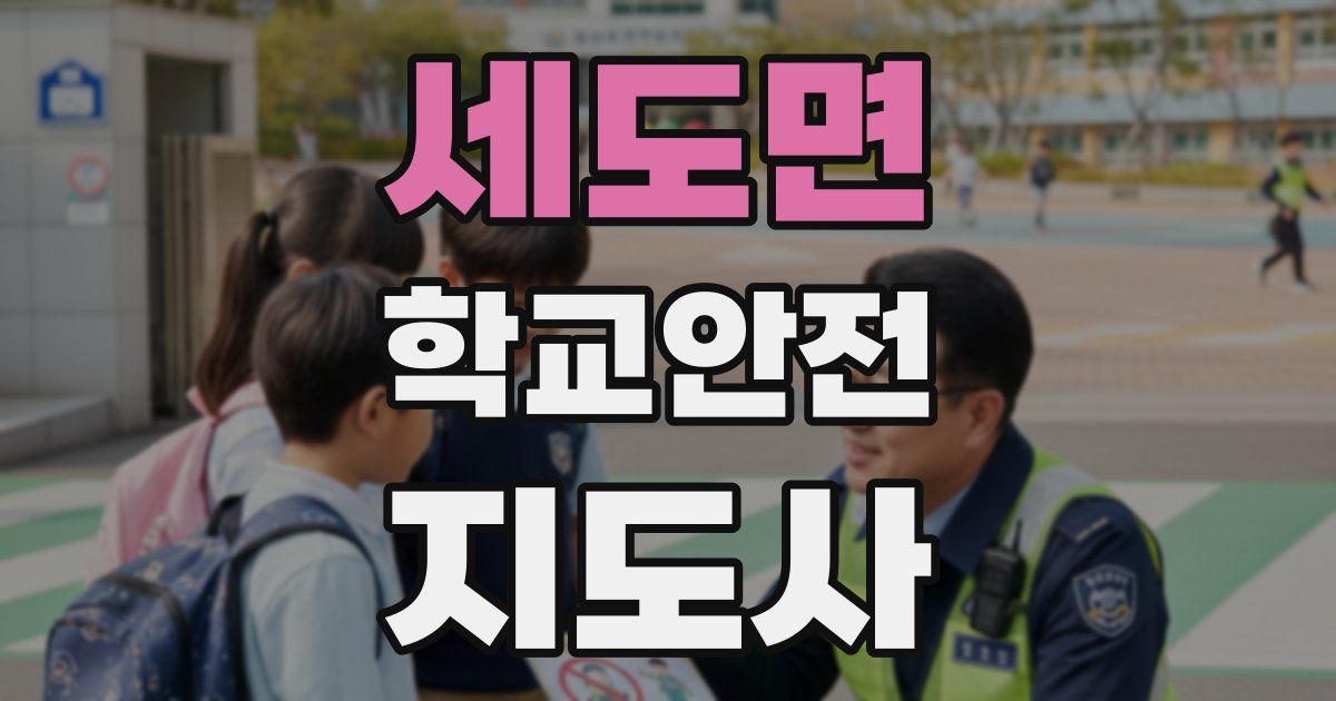 세도면 학교안전지도사 자격증