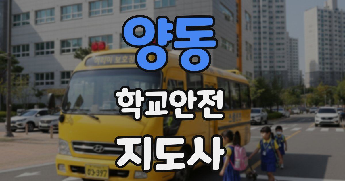 양동 학교안전지도사 자격증
