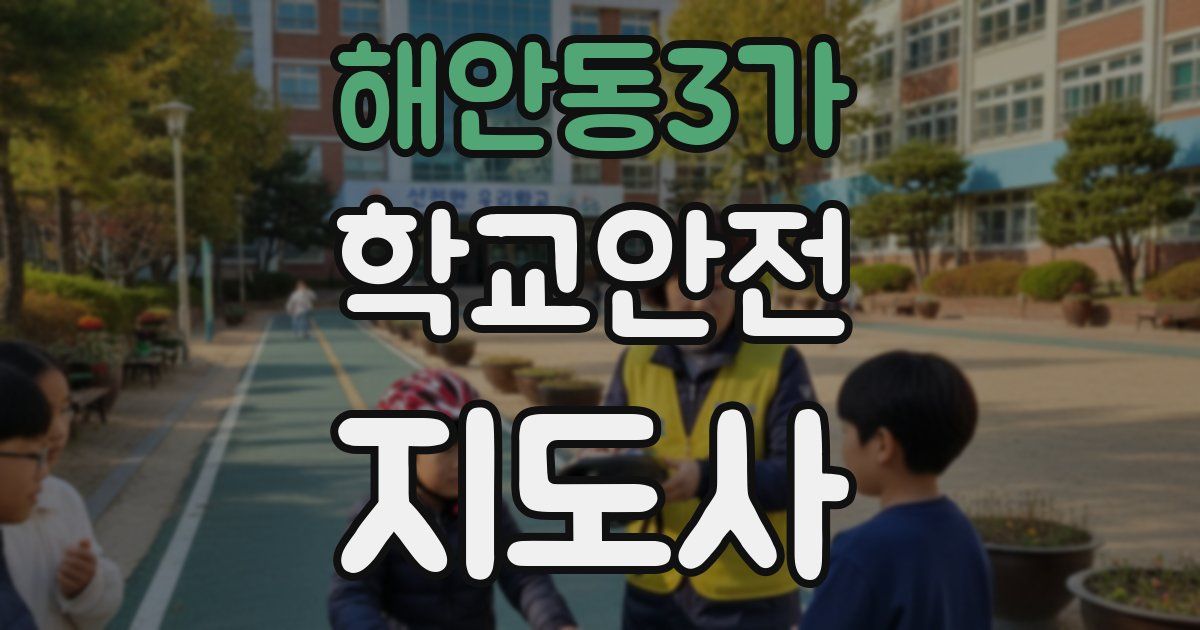 해안동3가 학교안전지도사 자격증