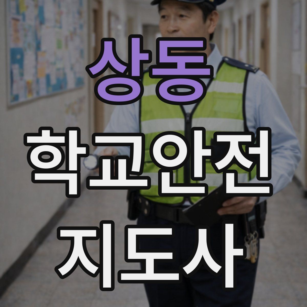 상동 학교안전지도사 자격증 학교 안전 점검표를 활용하는 방법