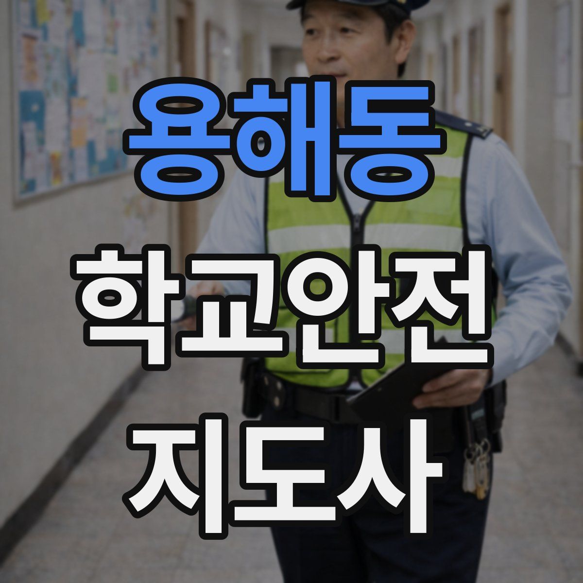 용해동 학교안전지도사 자격증