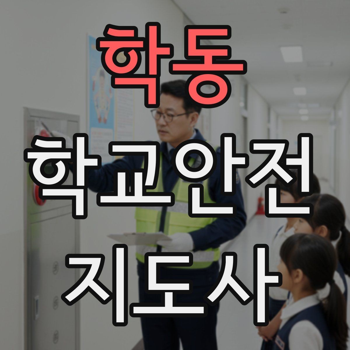 학동 학교안전지도사 자격증 위험 요소 발견 시 즉시 해야 할 행동