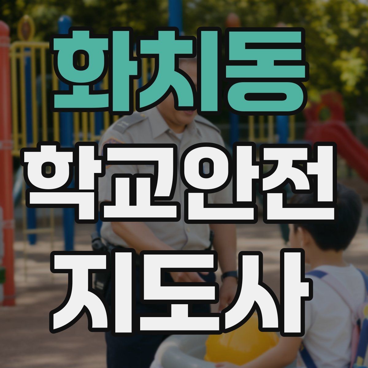 화치동 학교안전지도사 자격증 킥보드 자전거 통학 지도 시 핵심 주의
