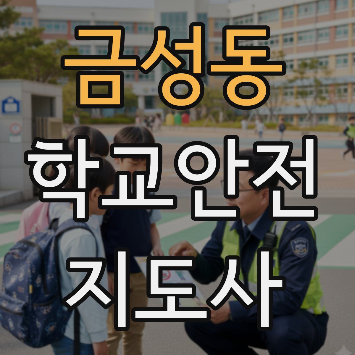 금성동 학교안전지도사 자격증