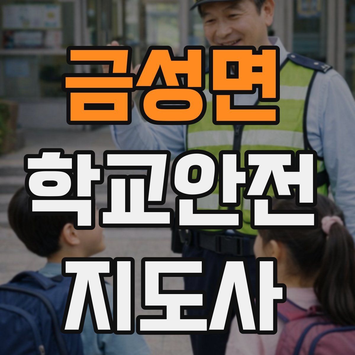 금성면 학교안전지도사 자격증