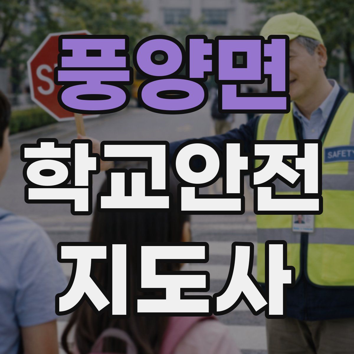 풍양면 학교안전지도사 자격증