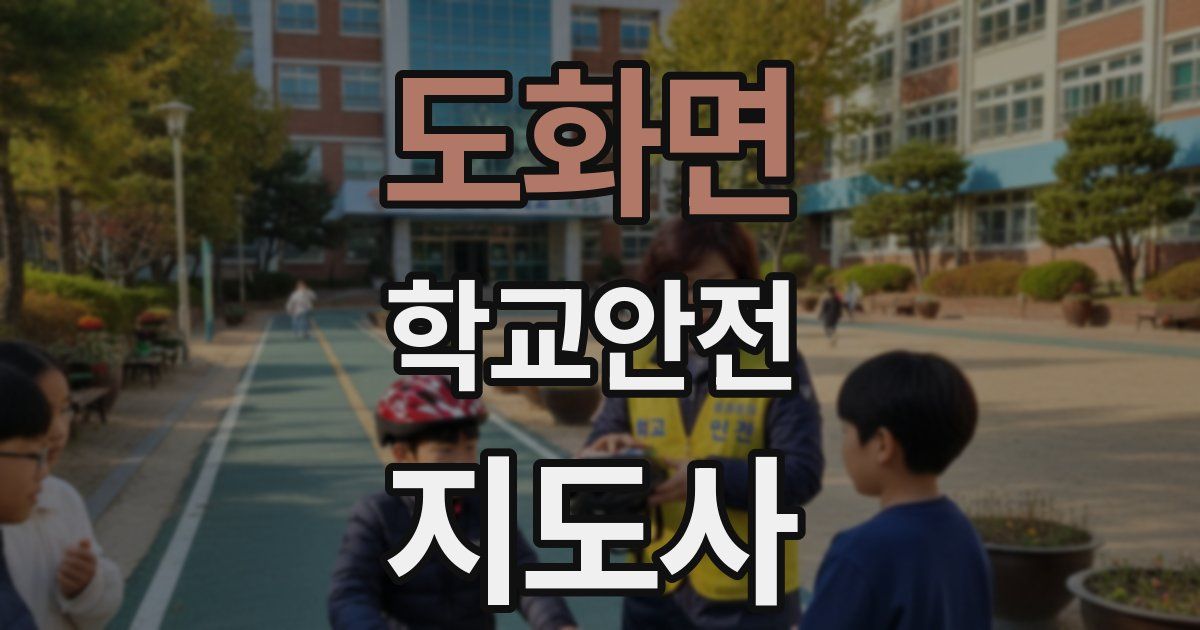 도화면 학교안전지도사 자격증