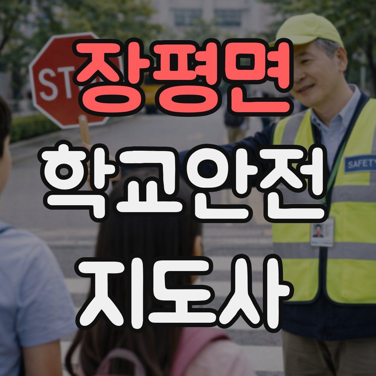 장평면 학교안전지도사 자격증