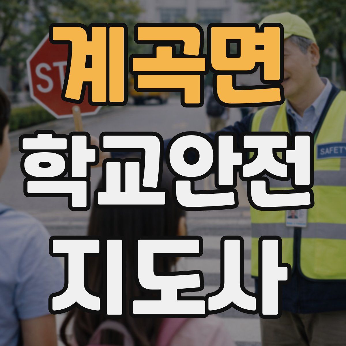 계곡면 학교안전지도사 자격증