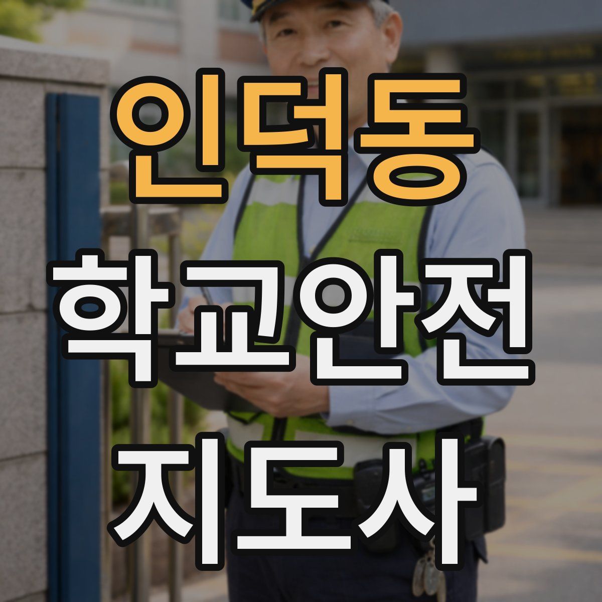 인덕동 학교안전지도사 자격증