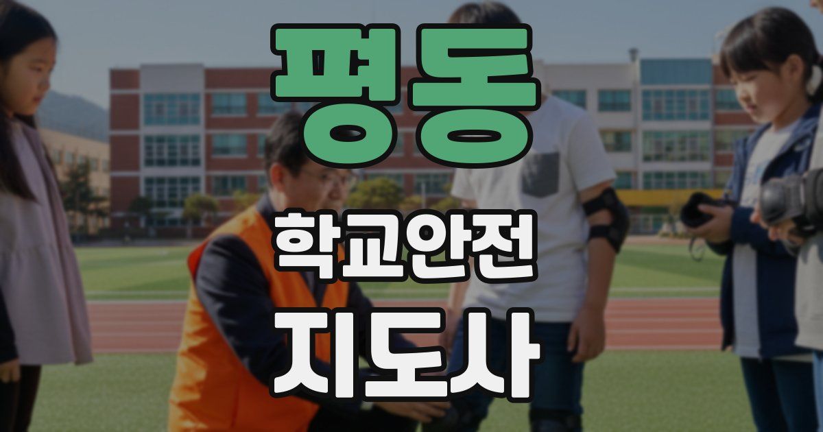 평동 학교안전지도사 자격증