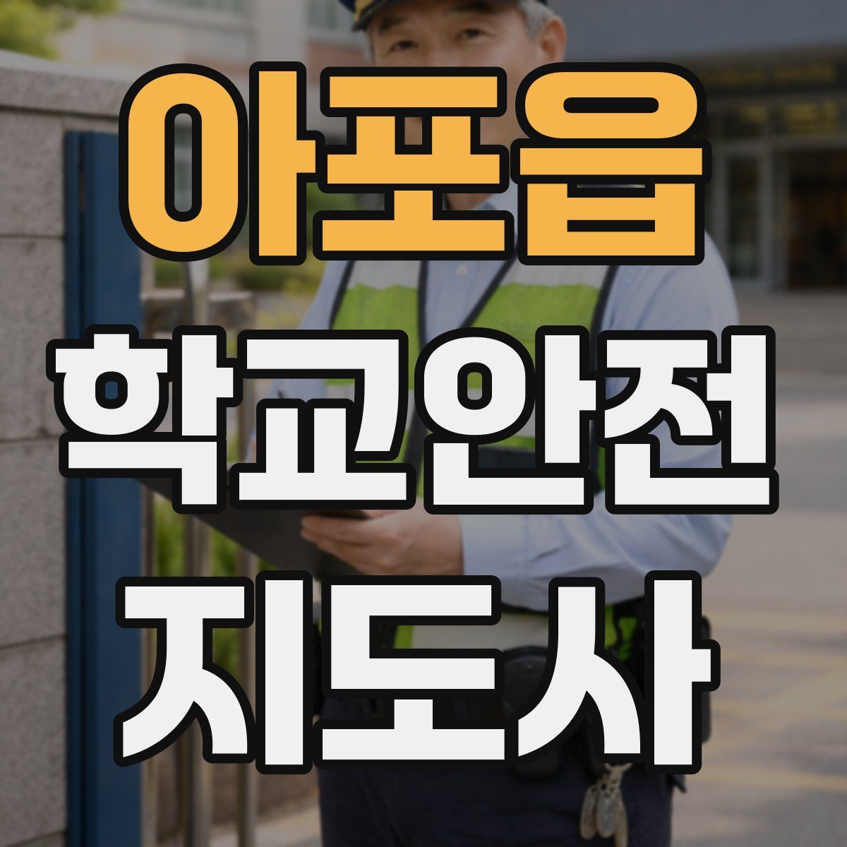 아포읍 학교안전지도사 자격증
