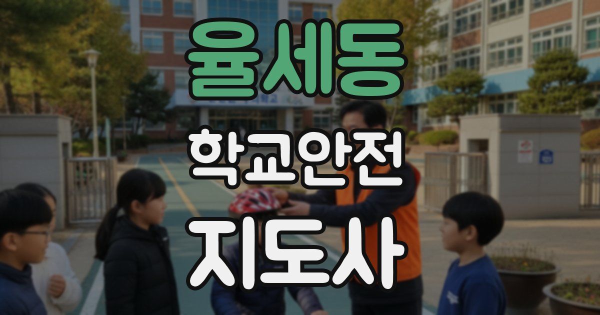 율세동 학교안전지도사 자격증