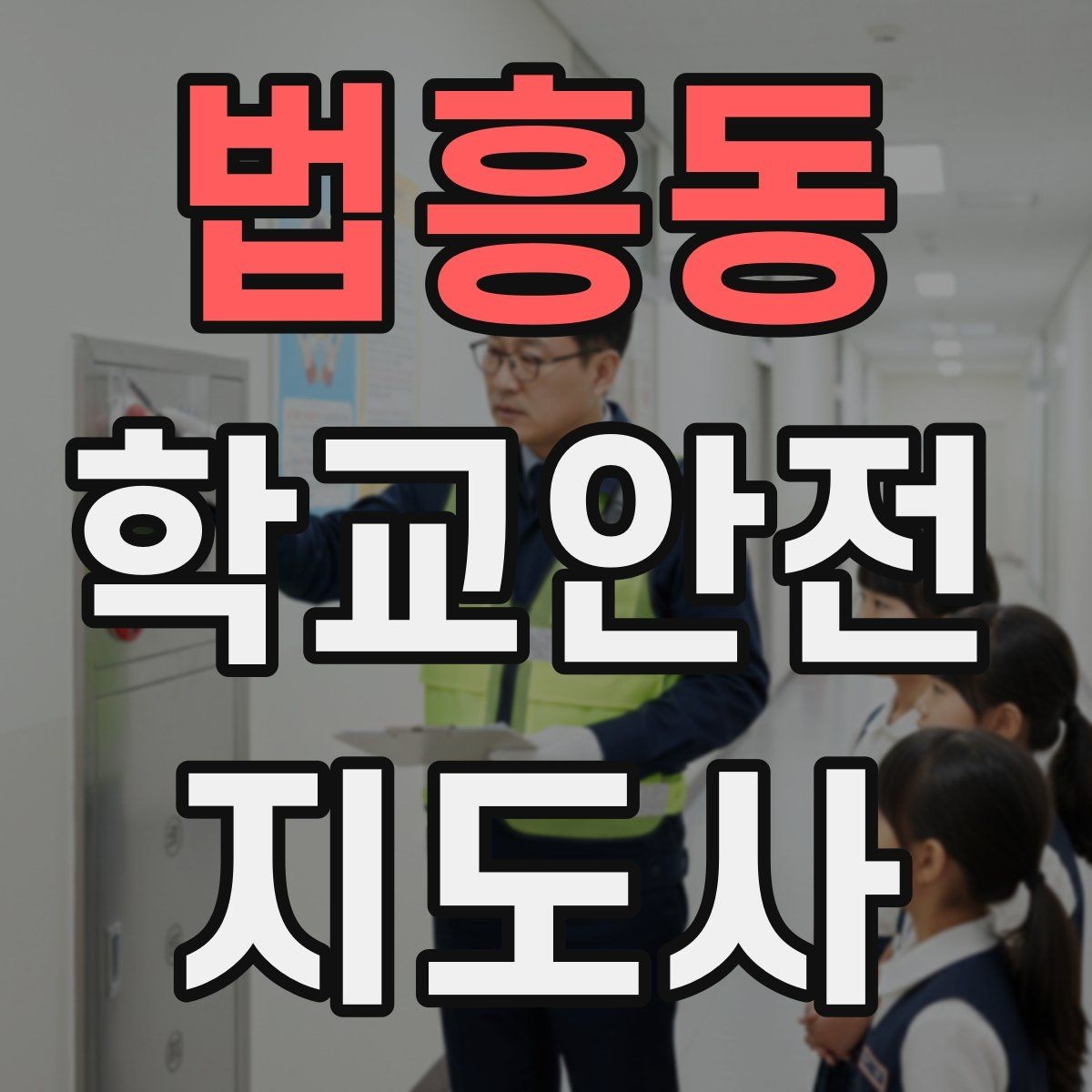 법흥동 학교안전지도사 자격증 현장 중심으로 준비하는 시험 공부법
