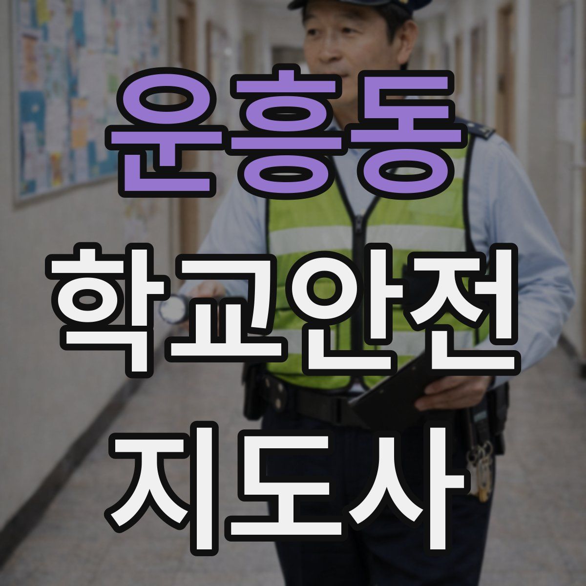 운흥동 학교안전지도사 자격증