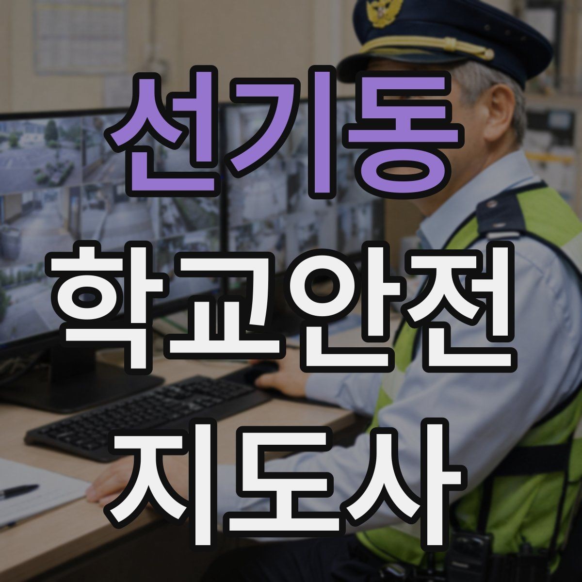 선기동 학교안전지도사 자격증 눈 오는 날 빙판길 통학 안전 운영 방법