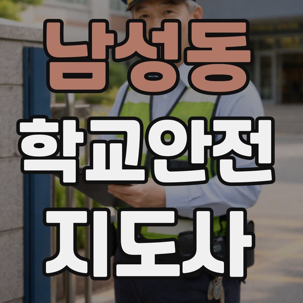 남성동 학교안전지도사 자격증 한 번에 이해하는 활동 범위와 주의사항