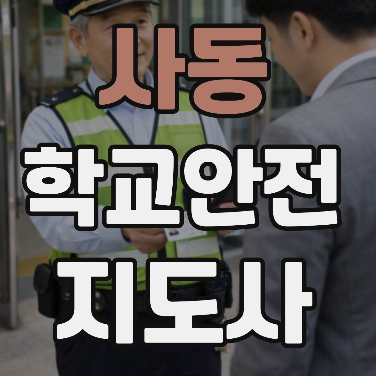 사동 학교안전지도사 자격증 저학년 아동 지도에서 효과적인 말하기