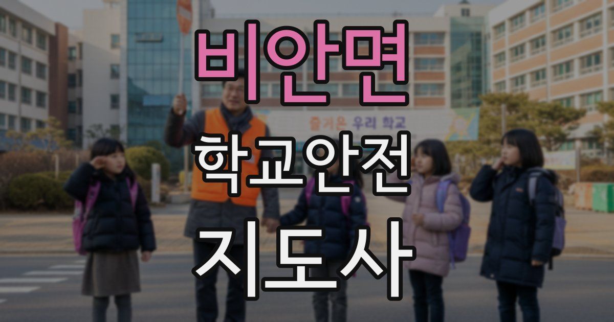 비안면 학교안전지도사 자격증