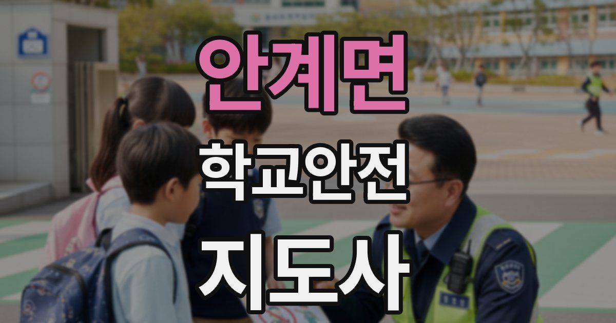 안계면 학교안전지도사 자격증