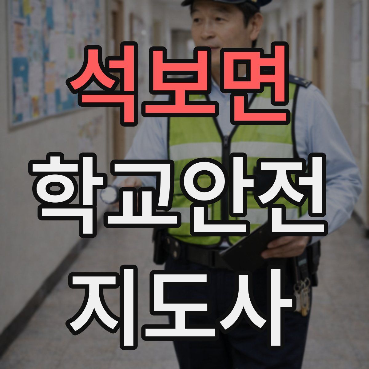 석보면 학교안전지도사 자격증