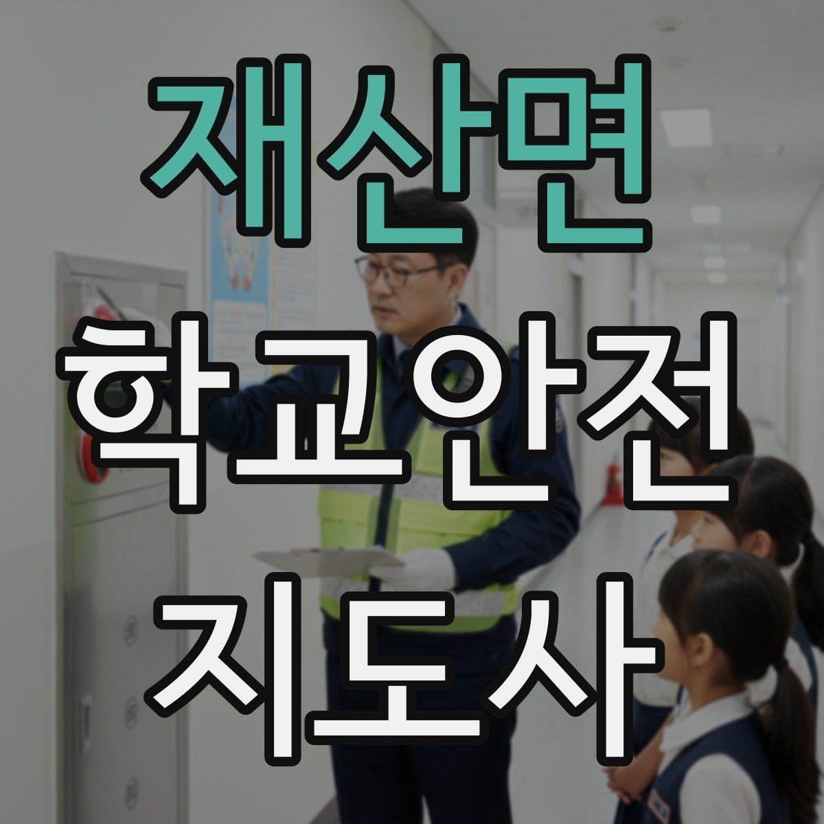 재산면 학교안전지도사 자격증 실습 시간 안전수칙을 쉽게 안내하는 방법