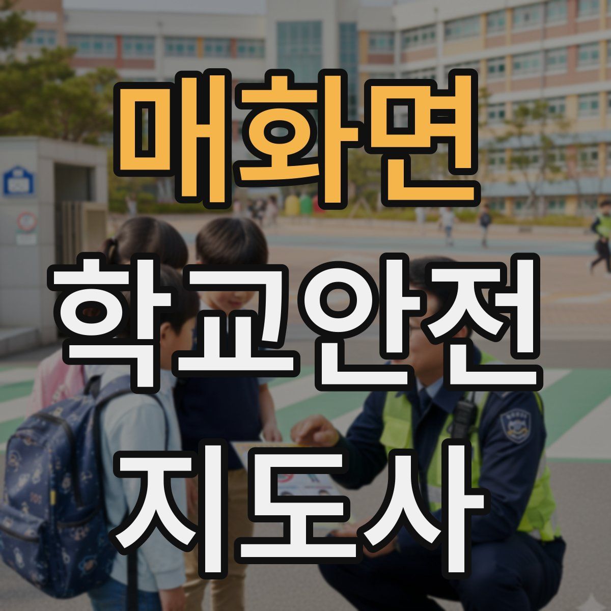 매화면 학교안전지도사 자격증