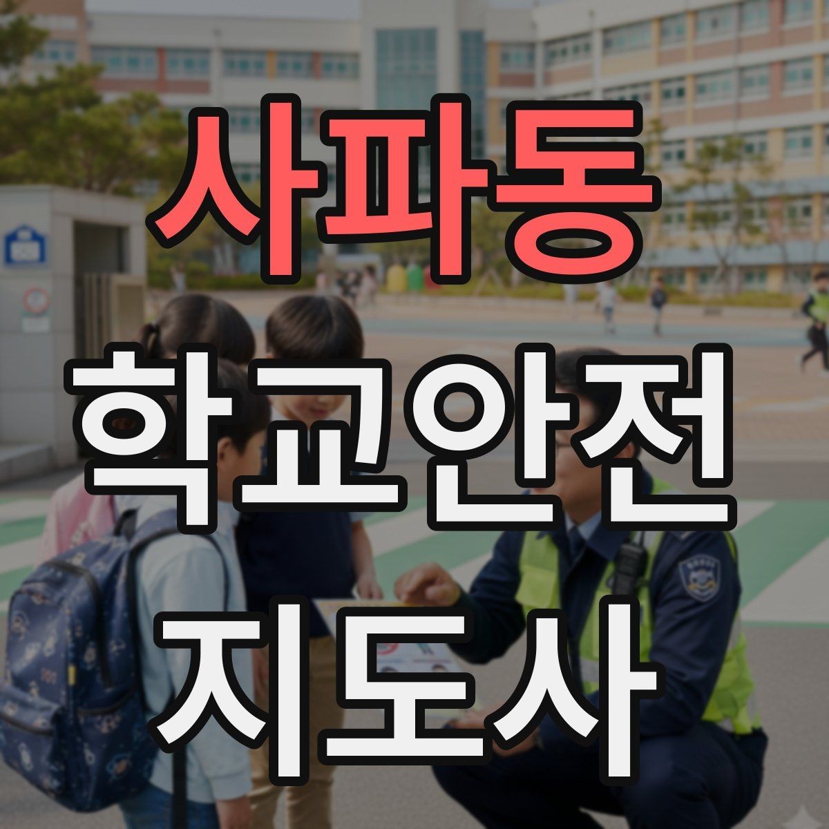 사파동 학교안전지도사 자격증 실습 시간 안전수칙을 쉽게 안내하는 방법
