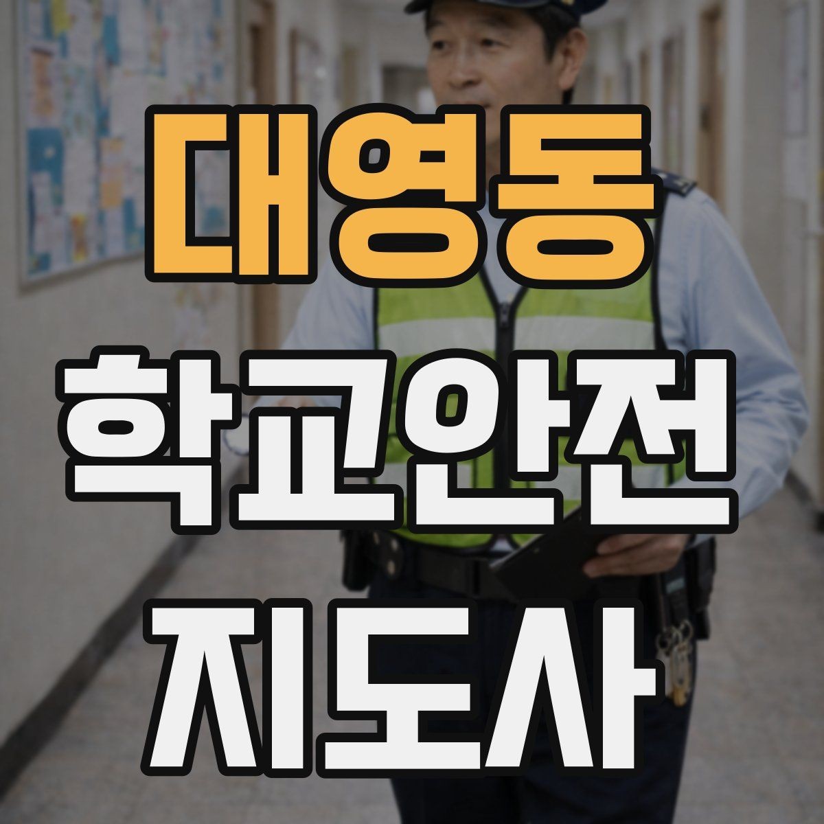 대영동 학교안전지도사 자격증 아이들의 안전을 지키는 말하기