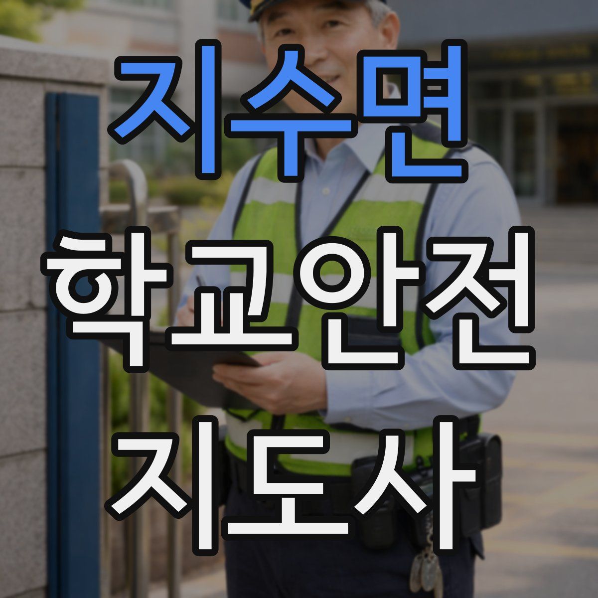 지수면 학교안전지도사 자격증