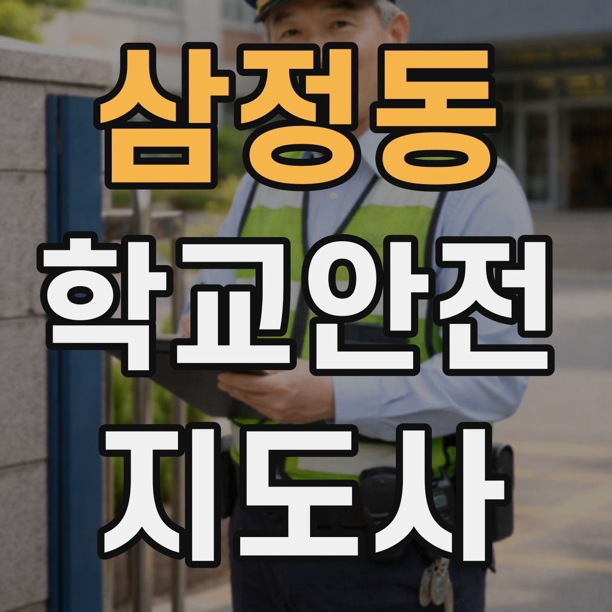 삼정동 학교안전지도사 자격증 시험 방식과 준비 순서 정리
